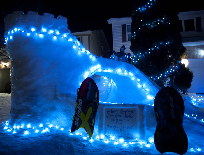 Junkyard Symphony's Super Snow Slide